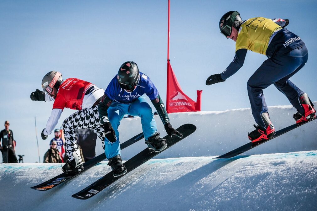 Riders participantes en la Copa del Mundo SBX de Sierra Nevada