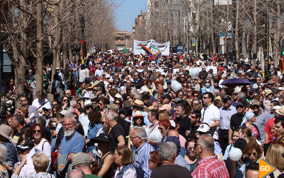 Granada sale a la calle por una sanidad "digna y de calidad"