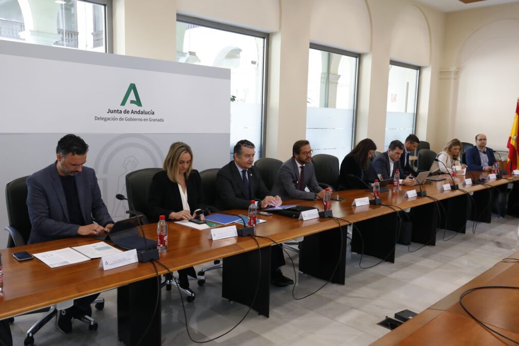 Antonio Sanz y Marifrán Carazo han presidido este jueves la reunión con el comité técnico y el comité de expertos para la elaboración de la Estrategia de Inteligencia Artificial de Andalucía | Foto: Gabinete