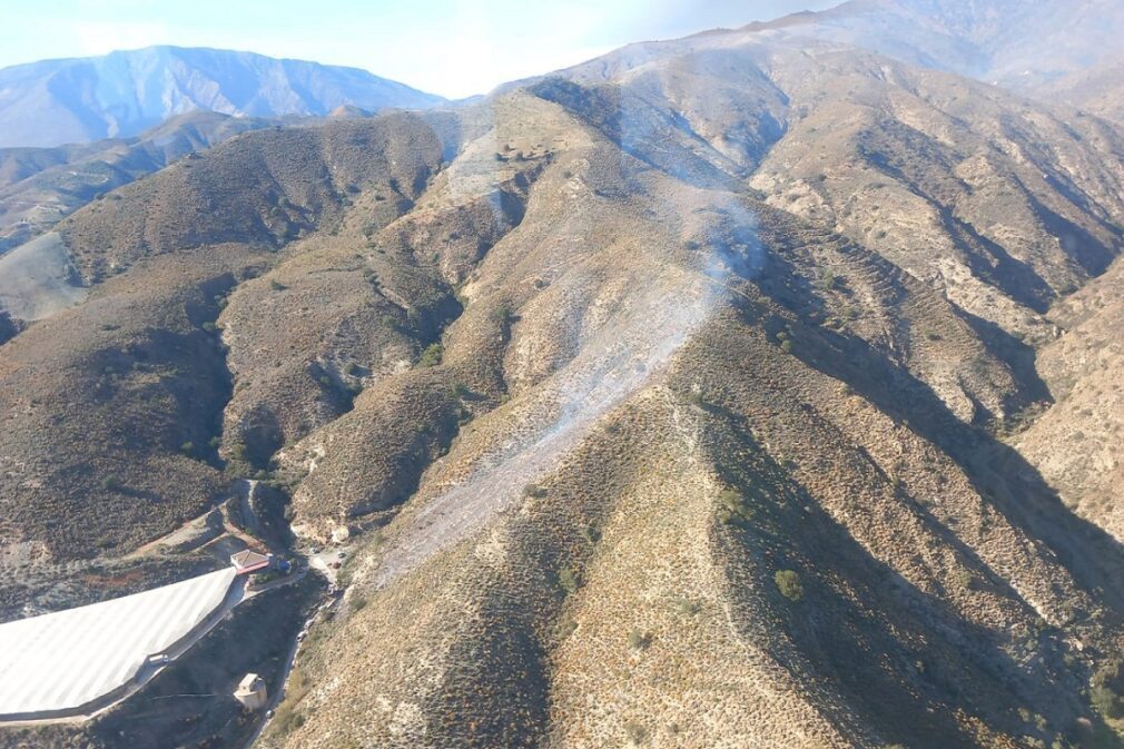 incendio forestal polopos