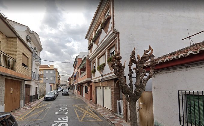 calle santa cecilia de churriana - foto google maps