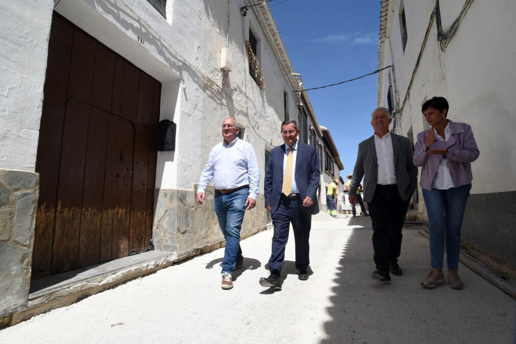 Visita de obras de Diputación de Granada y Ayuntamiento de Gójar