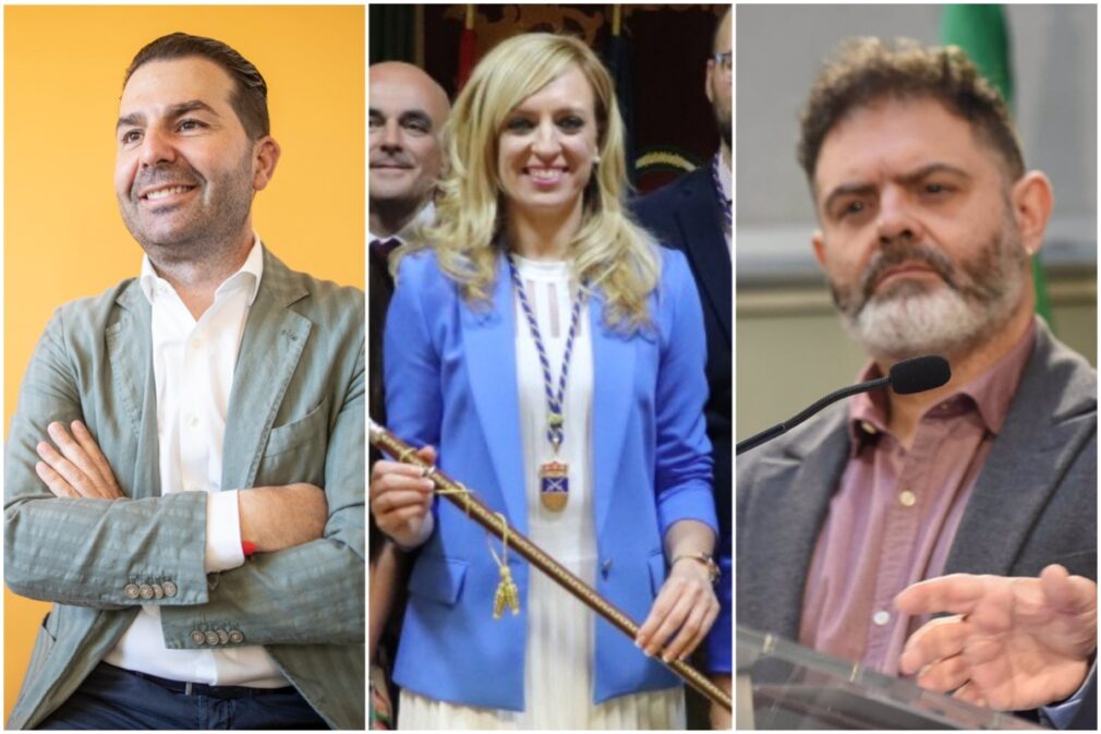 Noel López; Berta Linares, la actual alcaldesa de Maracena y Antonio García Leiva el concejal de Urbanismo, investigados por el secuestro de Vanessa Romero