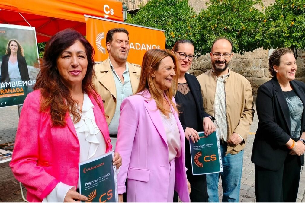 La candidata de Ciudadanos a la Alcaldía de Granada, Concha Insúa, durante la presentación del programa electoral