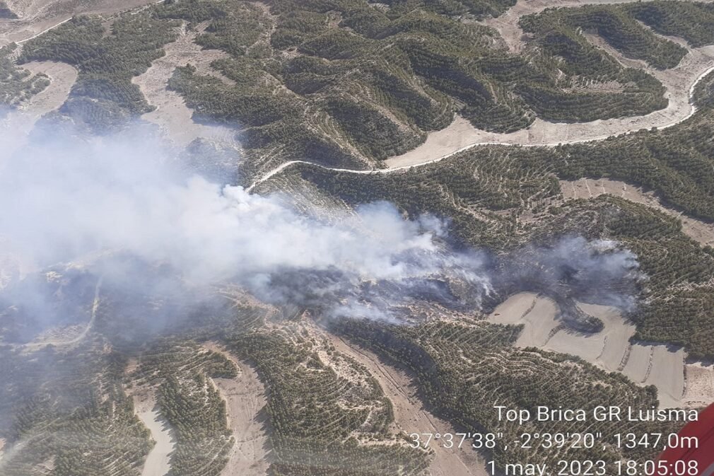 incendio forestal benamaurel