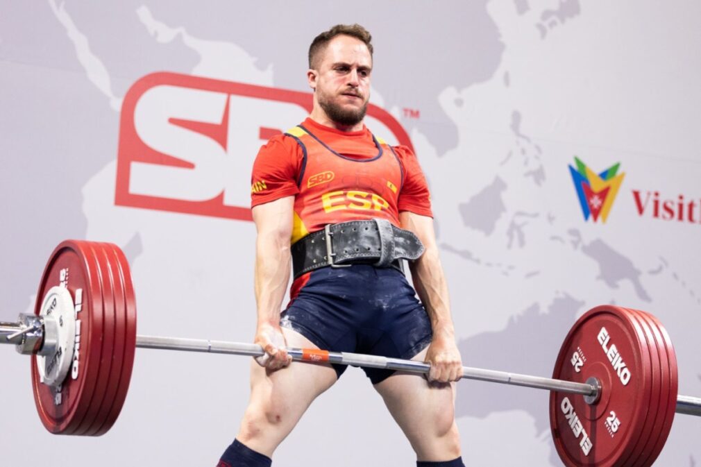 Álvaro Fernández powerlifting