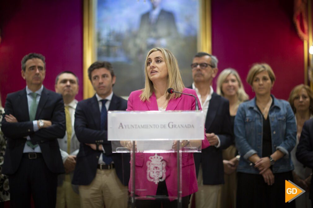 La alcaldesa de Granada, Marifrán Carazo, presenta las áreas de su nuevo equipo de gobierno