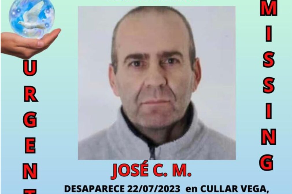 La Guardia Civil de Granada está investigando la desaparición de un hombre de 53 años en el municipio granadino de Cúllar Vega que responde al nombre de José Cid Muriel.
