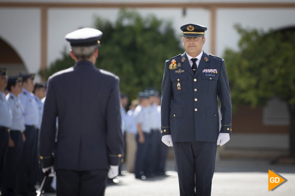 acto de toma de posesión del coronel Miguel Durán Gálvez como jefe de la Base Aérea de Armilla, director de la Escuela Militar de Helicópteros y comandante militar aéreo de Aeropuerto de Granada y a la clausura del curso académico 2022/2023 presidi