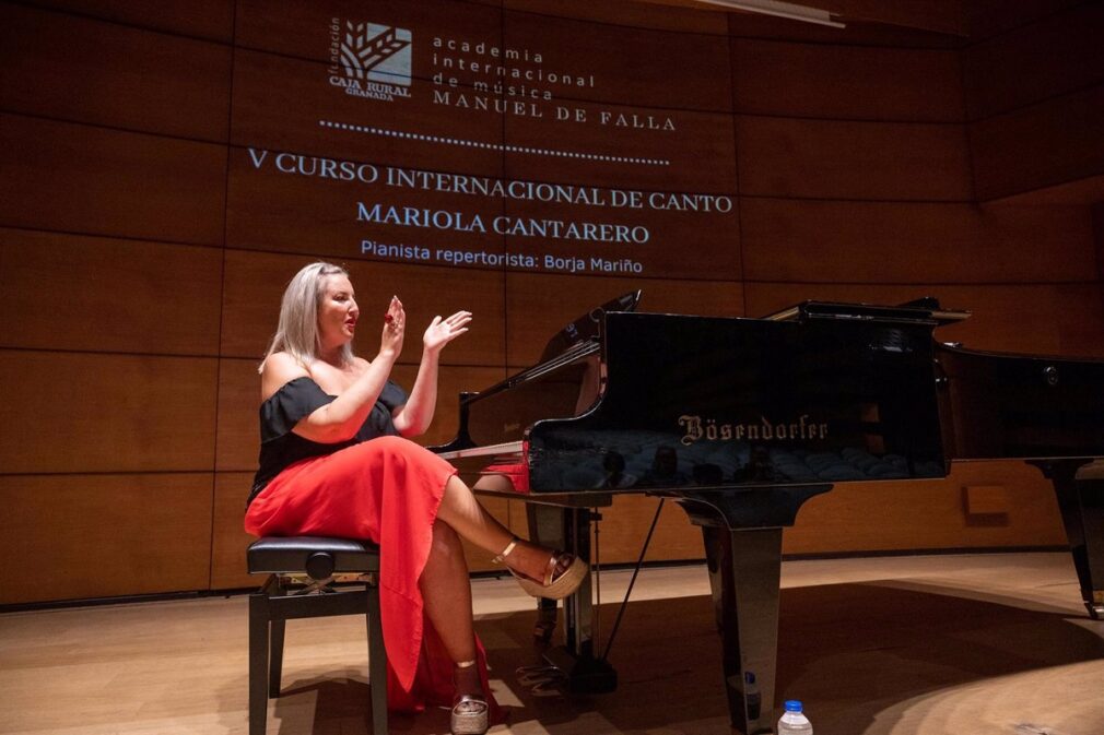 Granada.- Mariola Cantarero vuelve al Auditorio Caja Rural Granada con el Curso de Canto de la Academia Manuel de Falla