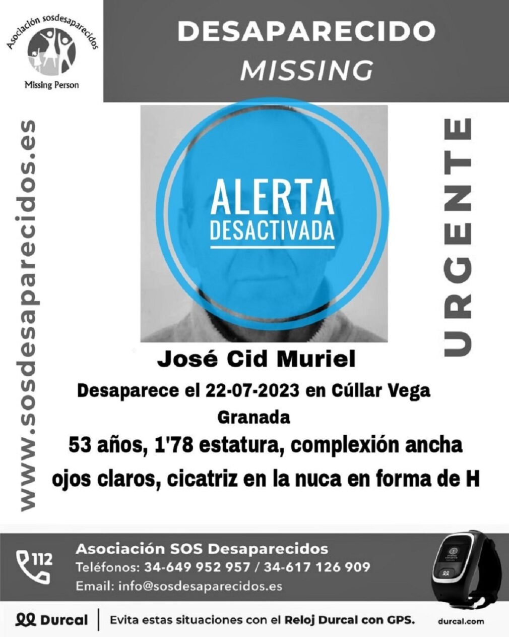 desaparecido localizado en torre del mar