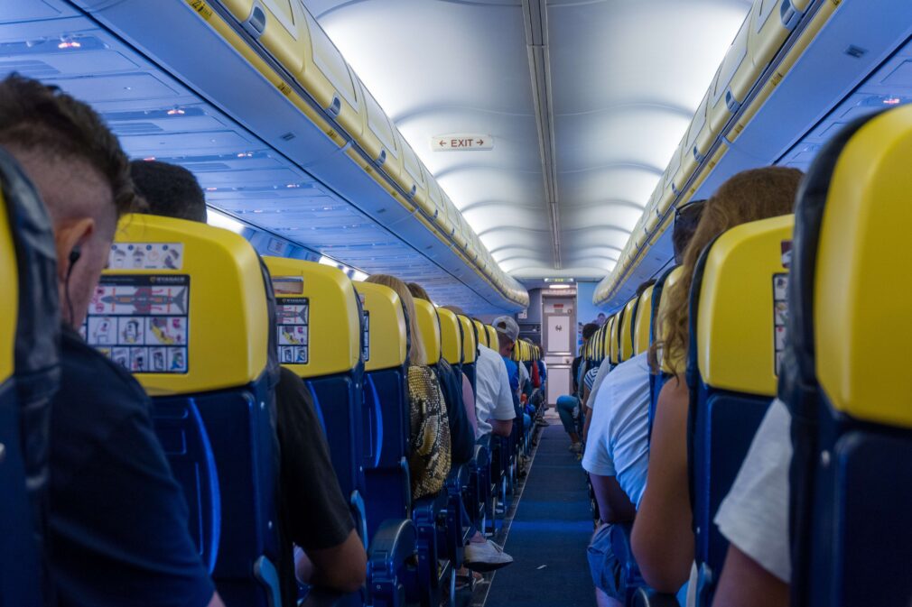 Interior de un avión | Foto: Gabinete