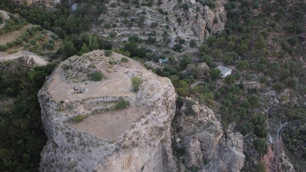Peñón del Fuerte, en Yegen Alpujarra