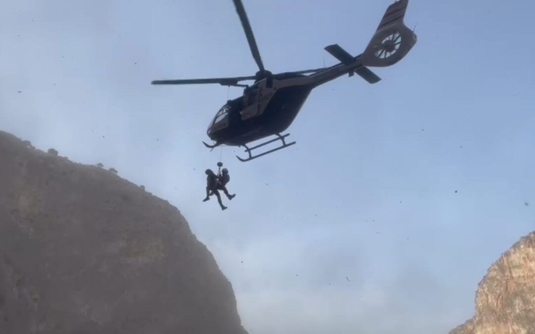 La Guardia Civil rescata a un escalador en el Tajo de Los Vados