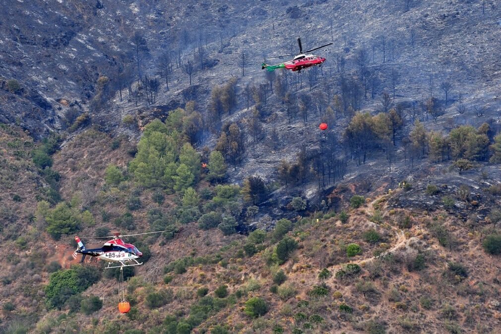 incendio forestal almuñecar - foto infoca