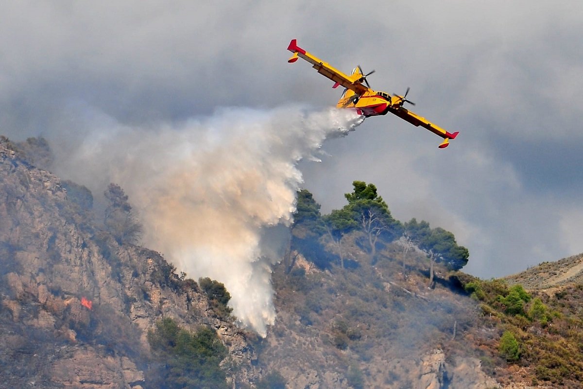 incendio forestal almuñecar paraje los martinez - foto infoca