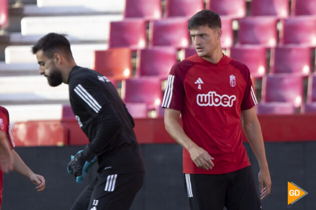 Miguel Rubio, a la derecha, en un entrenamiento | Foto: Antonio L. Juárez