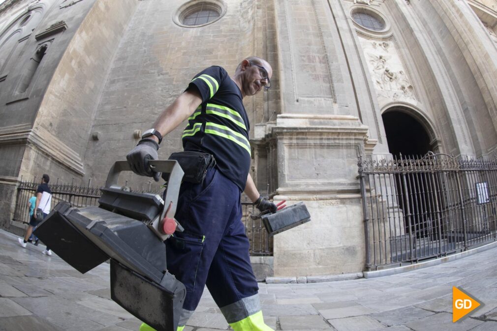 Inicio de las obras de iluminación de la Catedral de Granada