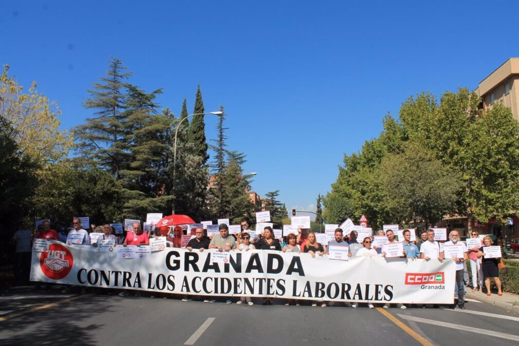 Granada.- CCOO y UGT reclaman inversiones contra la siniestralidad laboral, que se cobra 12 vidas en lo que va de año