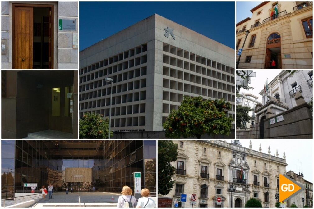 Edificios de juzgados, tribunales, audiencias y fiscalías en Granada capital