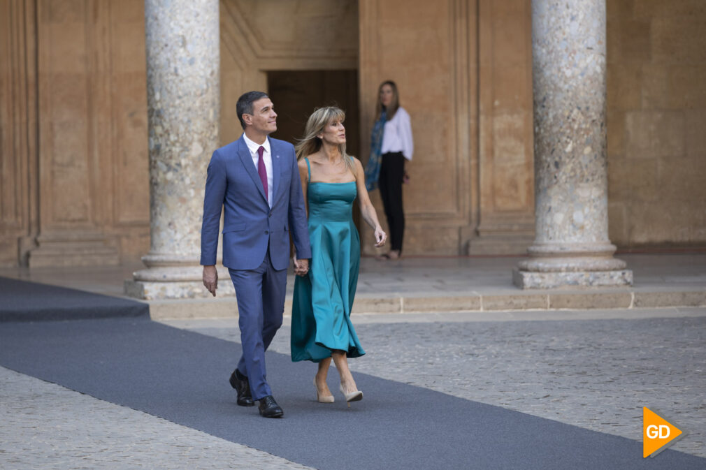 Llegada de los jefes de estado a la Alhambra por la cumbre europea en Granada