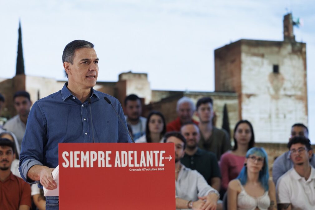Pedro Sánchez participa en un acto público