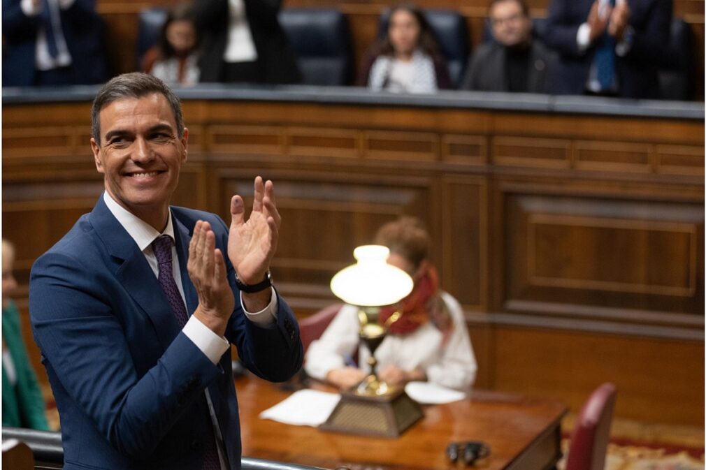 El presidente del Gobierno, Pedro Sánchez, segunda sesión del debate de investiduraen el Congreso FOTO Eduardo Parra