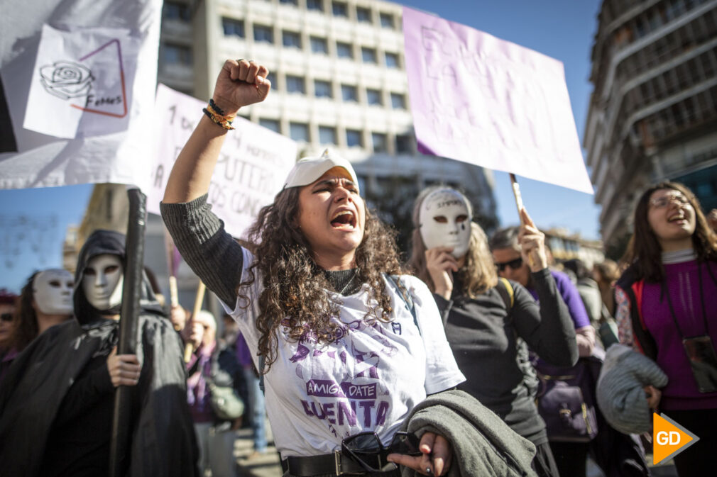 Manifestación por el 25N en Granada