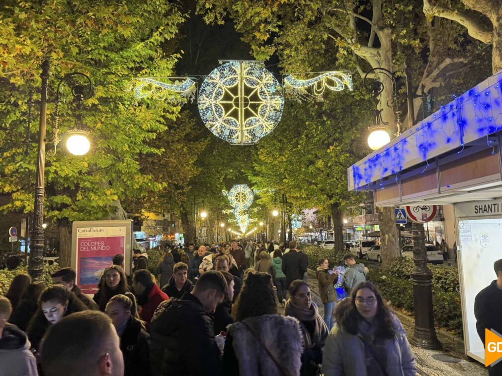 Encendido de las luces de Navidad en Granada