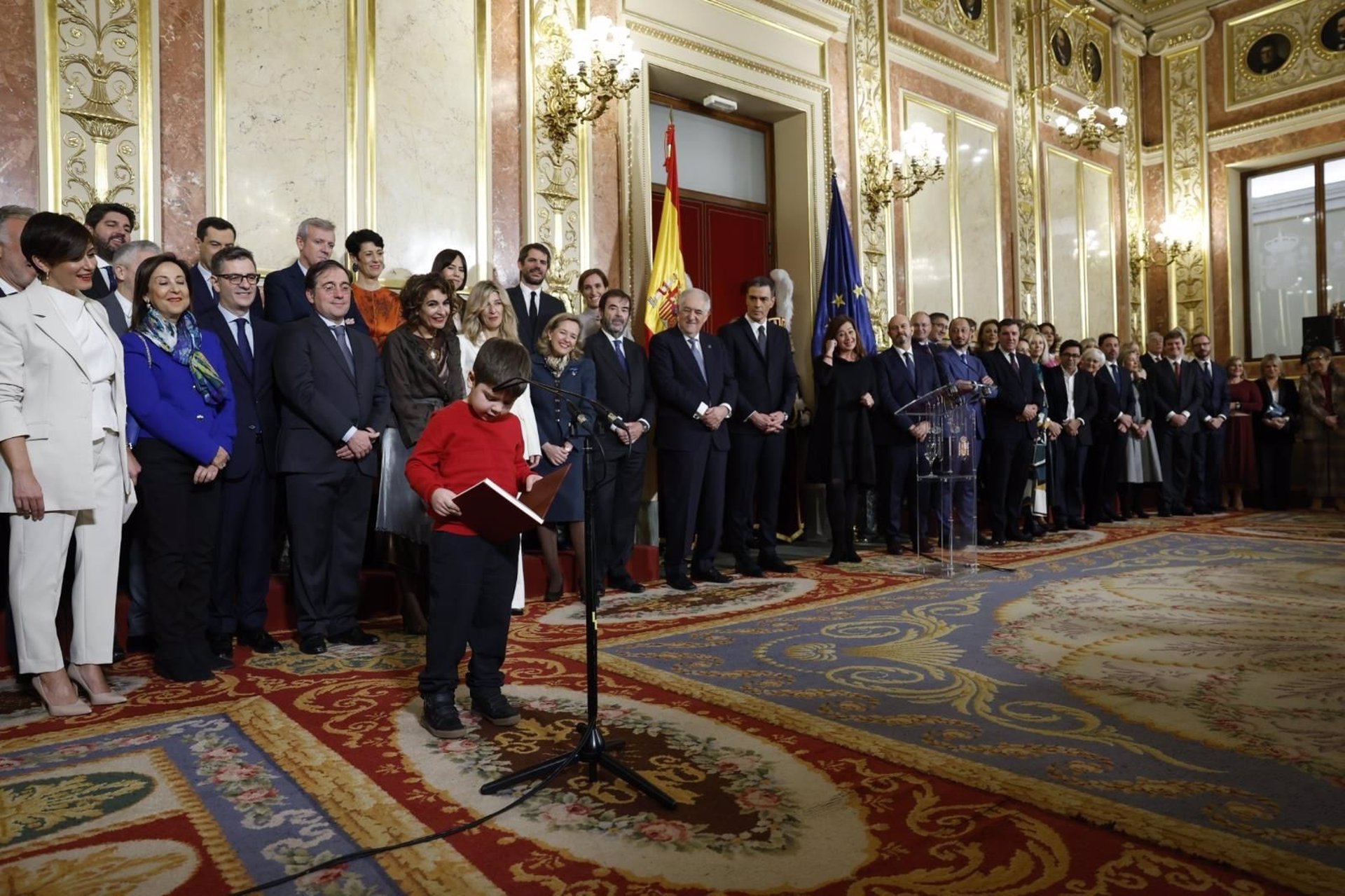 VÍDEO: Constitución cumple 45 años en el Congreso sin Vox y sin los socios nacionalistas e independentistas del Gobierno