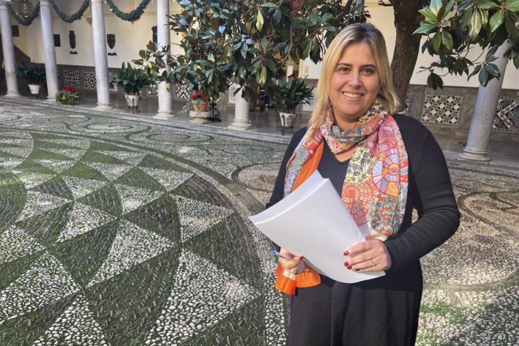 La concejala del grupo socialista en el Ayuntamiento de Granada, Nuria Gutiérrez, en una imagen de archivo