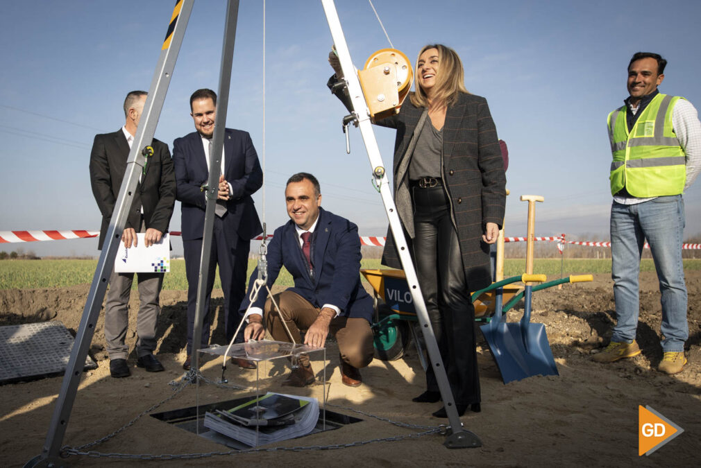 Primera piedra de las obras de mejora del Camino de Purchil en Granada