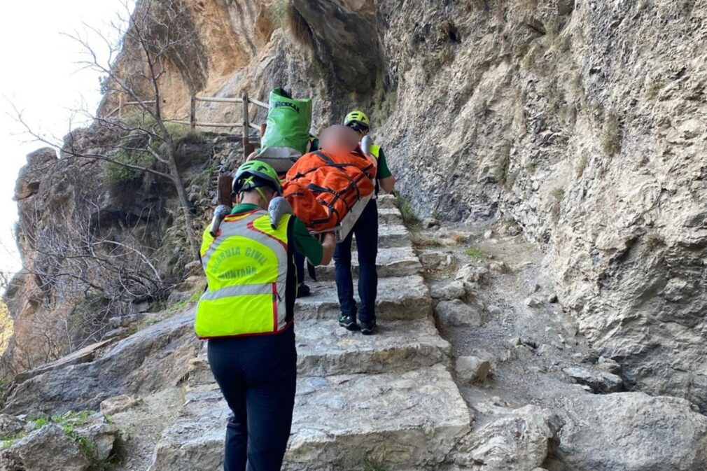 Rescate senderista Guardia Civil