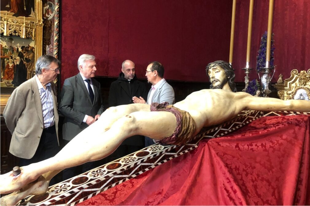 Cristo del Silencio de Granada en su templo de San José