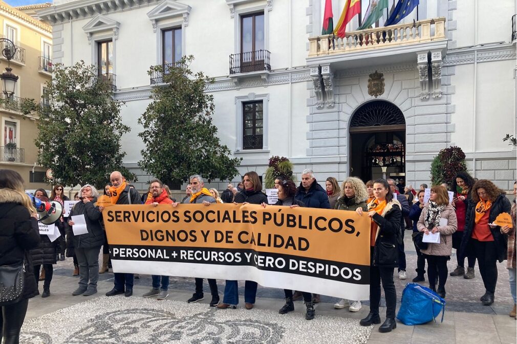 Protesta 23_02_2024 Servicios Sociales Ayto. Granada Junta de Personal