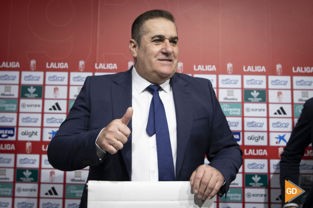 Presentacion de Jose Ramon Sandoval como nuevo entrenador del Granada CF