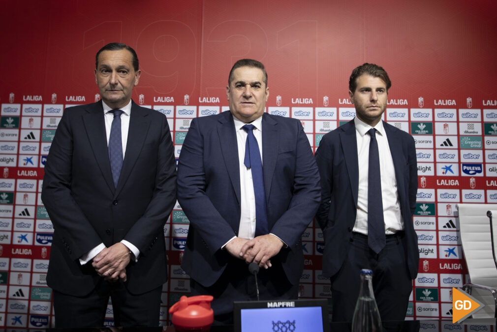 Presentacion de Jose Ramon Sandoval como nuevo entrenador del Granada CF