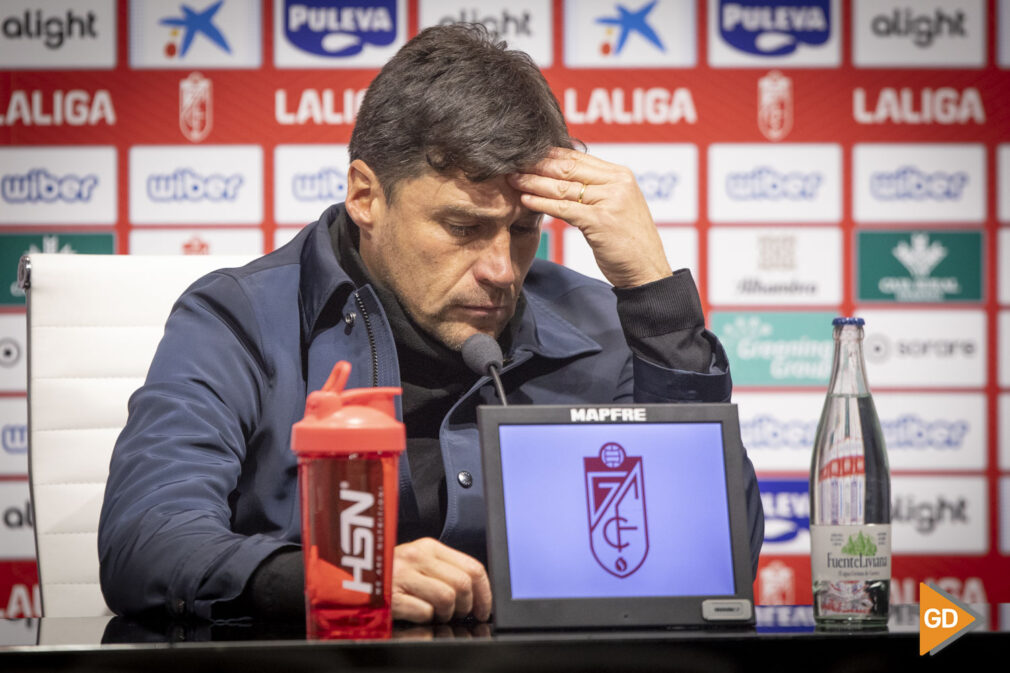 Foto Antonio L Juarez - Rueda de prens de Alexander Medina tras el Granada CF Real Sociedad-3