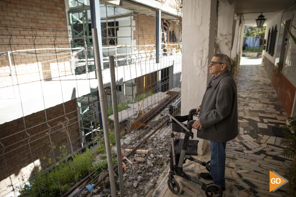 reportaje sobre edificio en el barrio de Bola de Oro en Granada