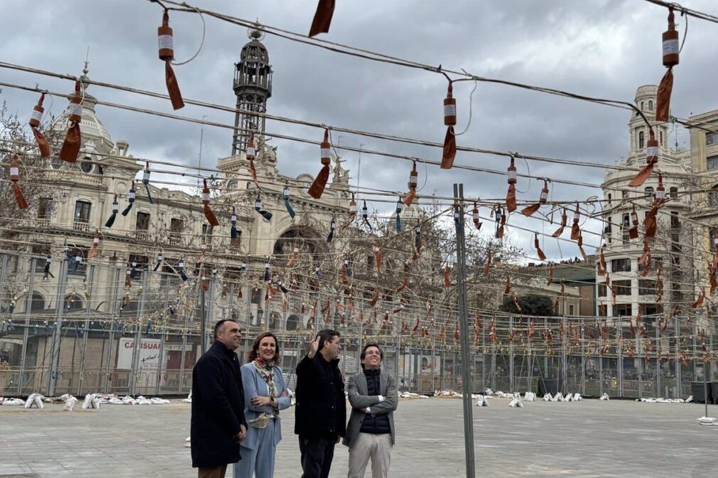 La empresa Piroctenica Alpujarreña, protagonista de la mascletá valenciana