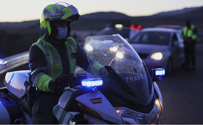 Control de la Guardia Civil un día antes de la Operación de Nochevieja