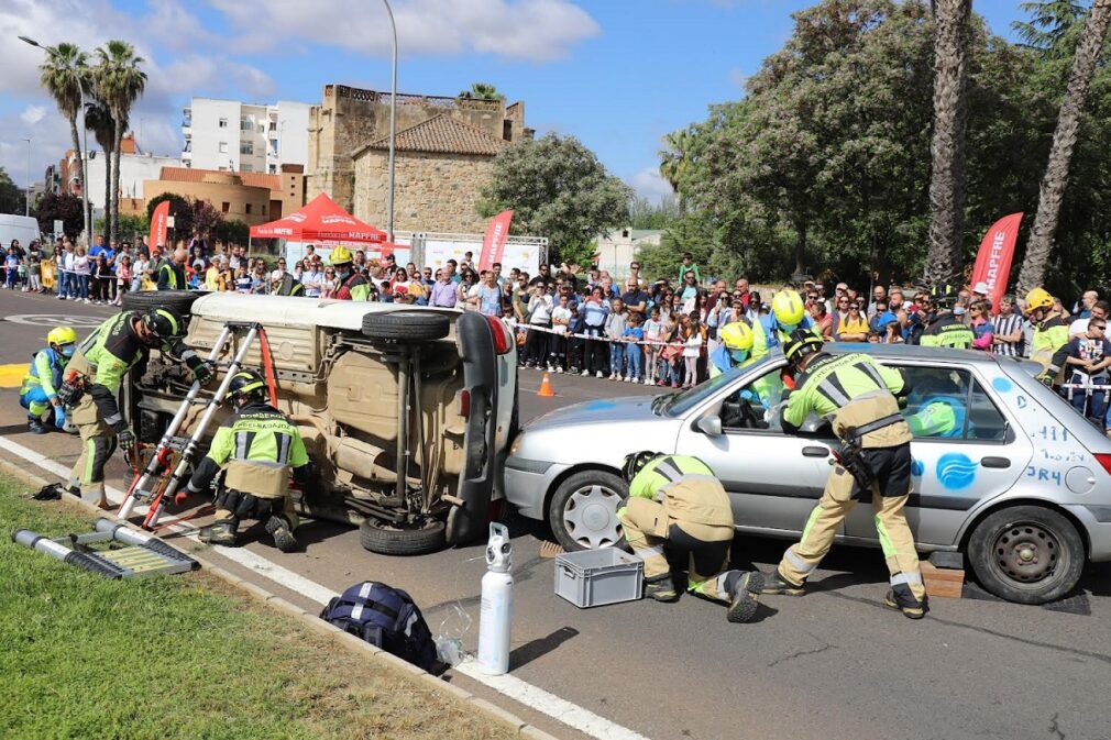 simulacro accidente merida