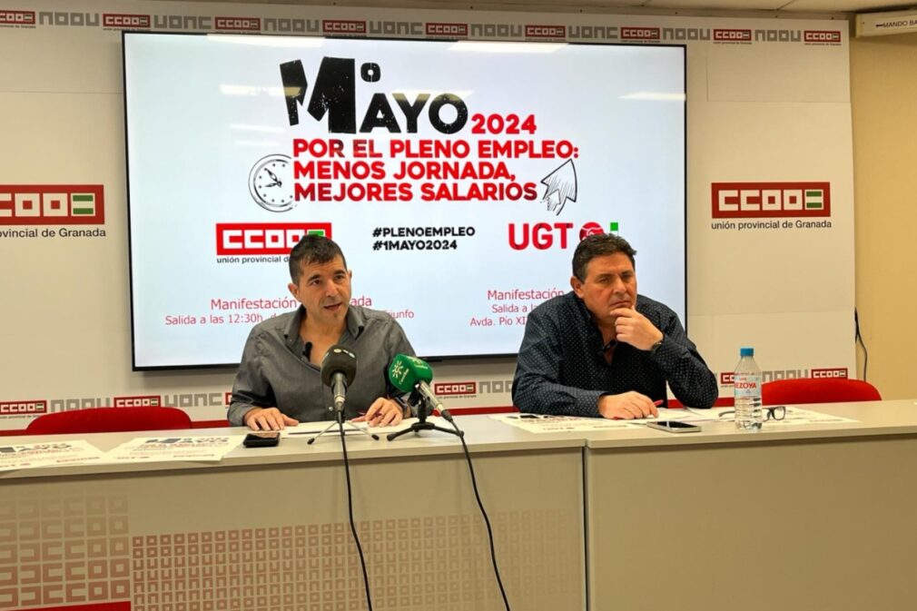 Convocatoria Manifestación 1 Mayo CCOO UGT