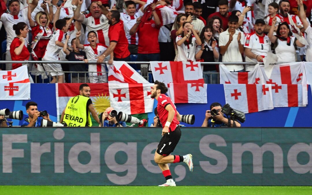 Georgia derrota a Portugal y se enfrentará a España en octavos