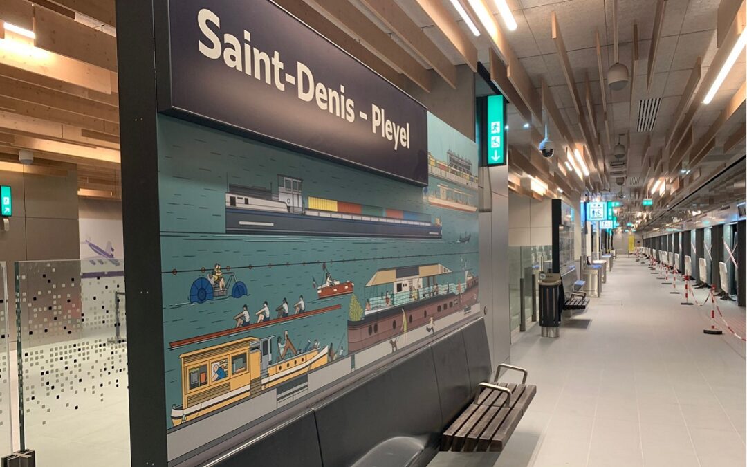El catedrático de la Facultad de Bellas Artes Sergio García realiza una obra para el metro de París por los Juegos Olímpicos