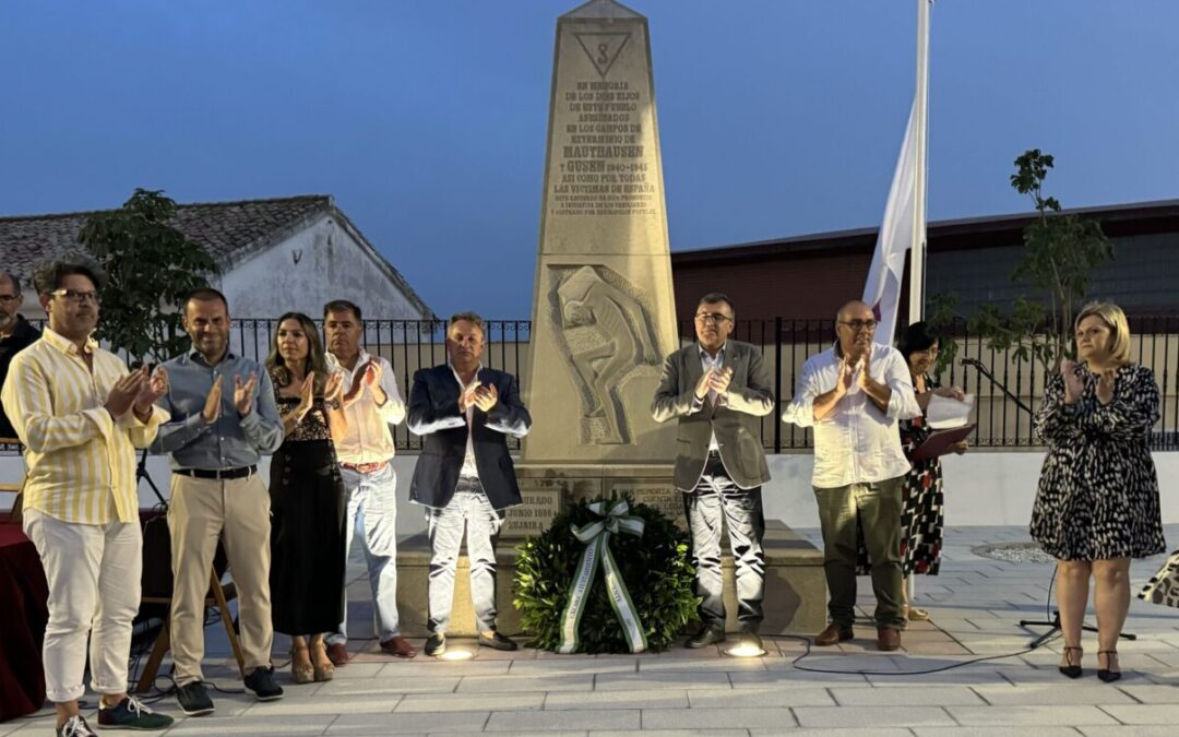 Zujaira recuerda a once vecinos asesinados en el campo de concentración de Mauthausen
