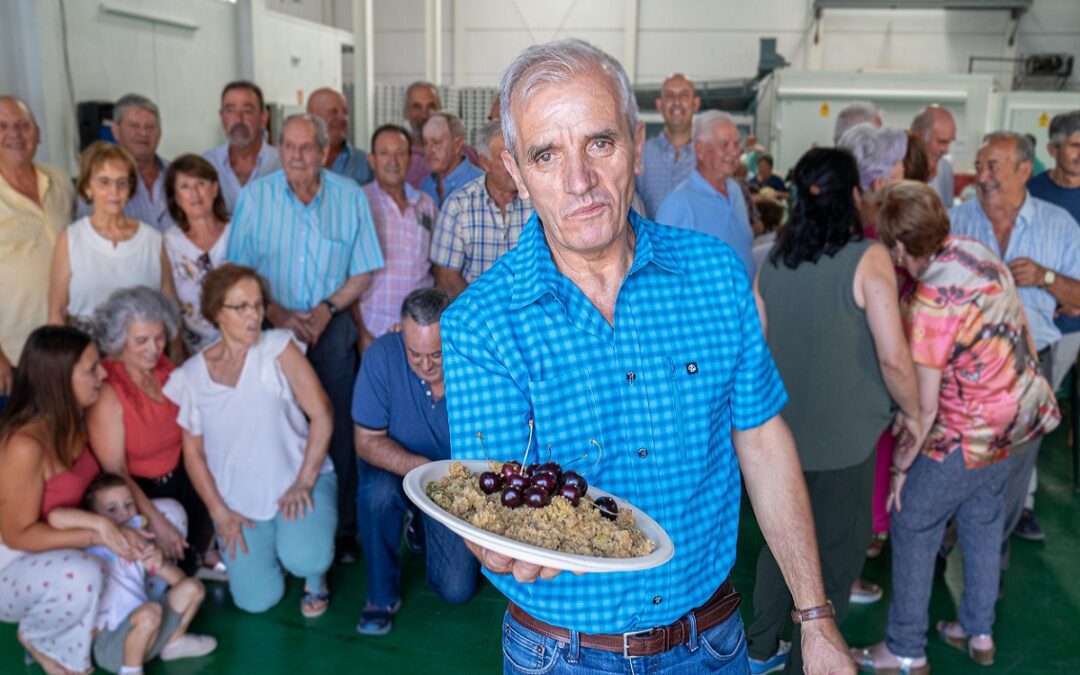 Migas con cerezas en Maitena del Genil para celebrar una campaña histórica