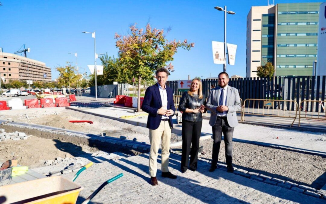 La nueva rotonda del PTS estará terminada para antes de Navidad