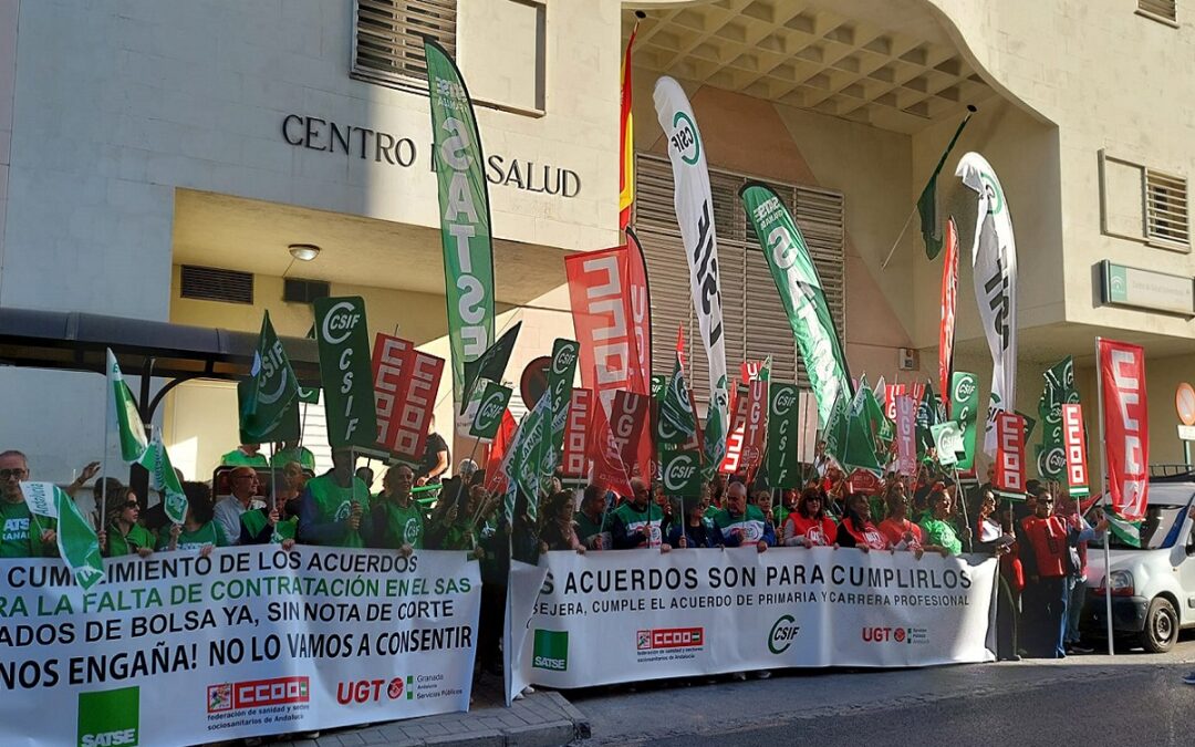 Continúan las protestas por el incumplimiento de los acuerdos pactados en la Mesa Sectorial de Sanidad