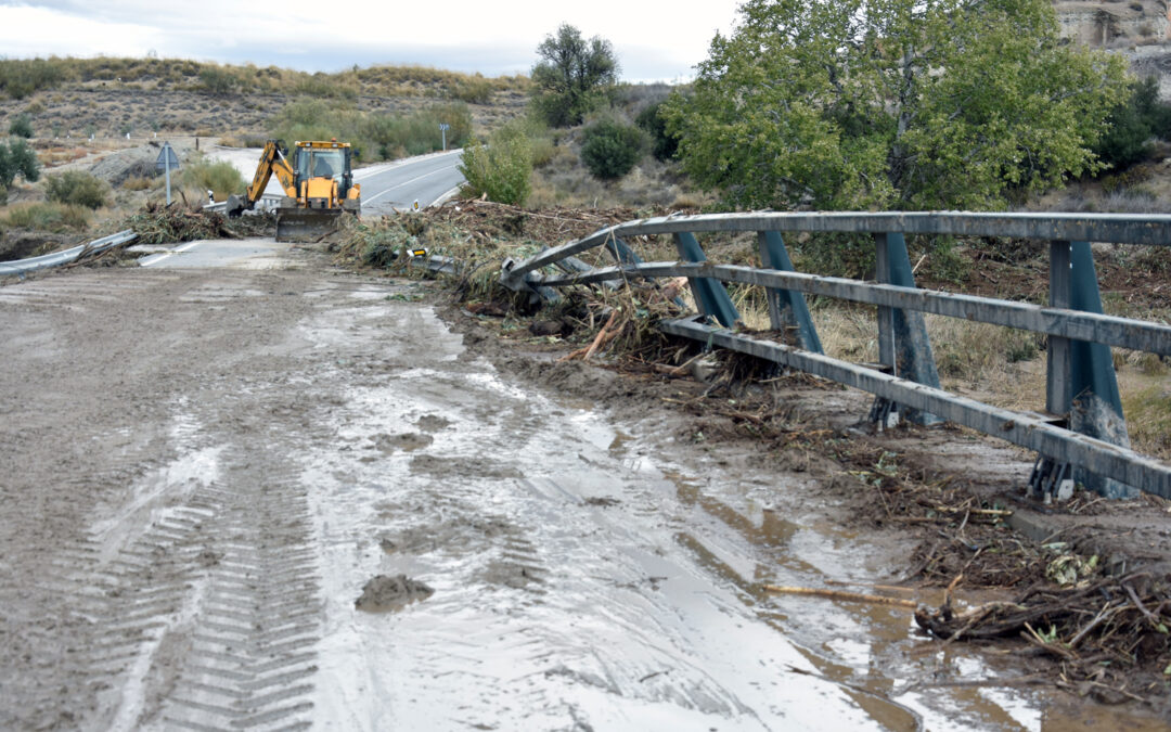 Más de 1.300 hectáreas de cultivos habrían quedado dañadas por la DANA en Granada